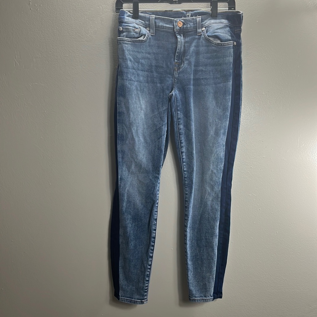 Seven For All Mankind, Uncle Gwenevere Skinny Jeans, Size 30